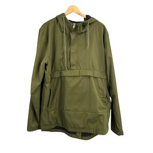 Killion Olive Green Anorak Hooded Pullover Jacket‎ Men XL Lightweight